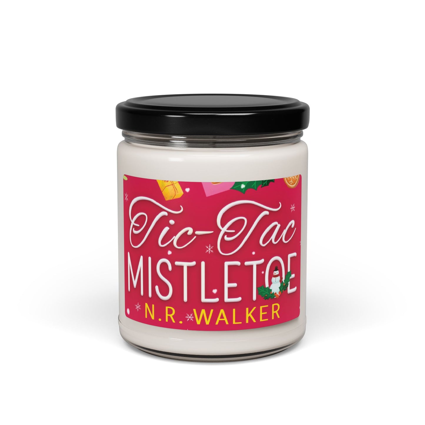 Tic-Tac Mistletoe Scented Soy Candle - 9oz Holiday Aromatherapy