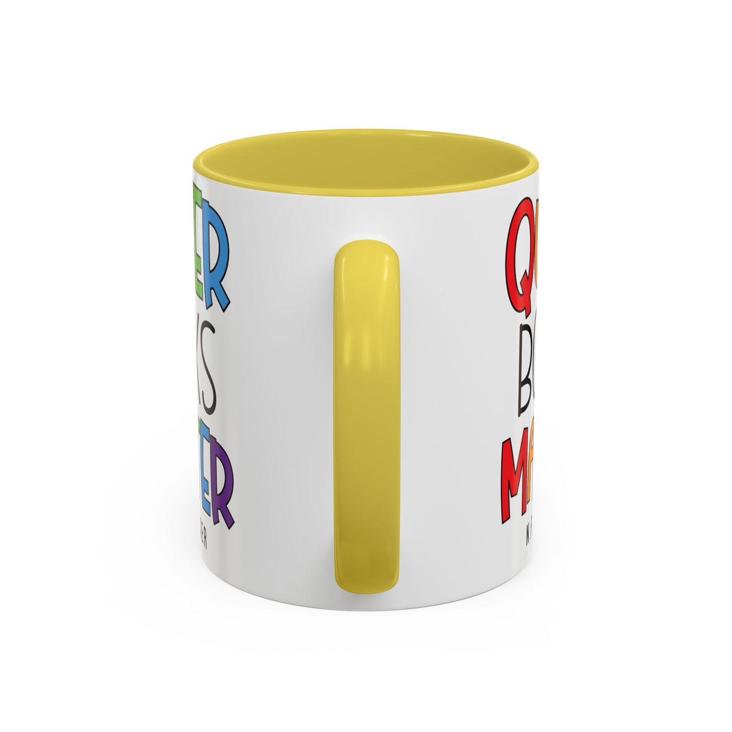 Colorful Queer Books Matter Mug - LGBTQ+ Pride Ceramic Coffee Cup