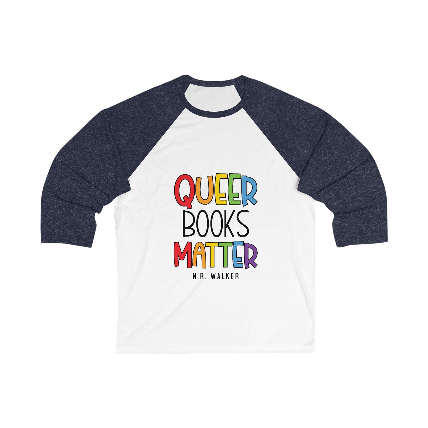 Queer Books Matter Shirt Pride Baseball Tee