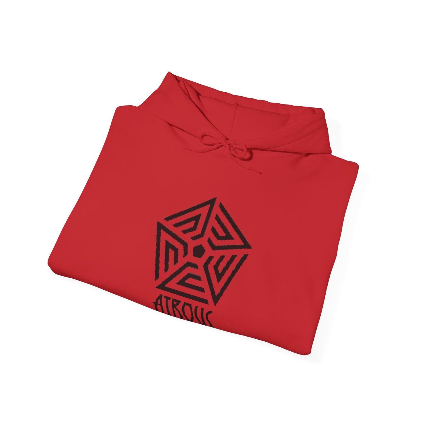 Atrous Code Red Unisex Heavy Blend™ Hooded Sweatshirt - print front and back