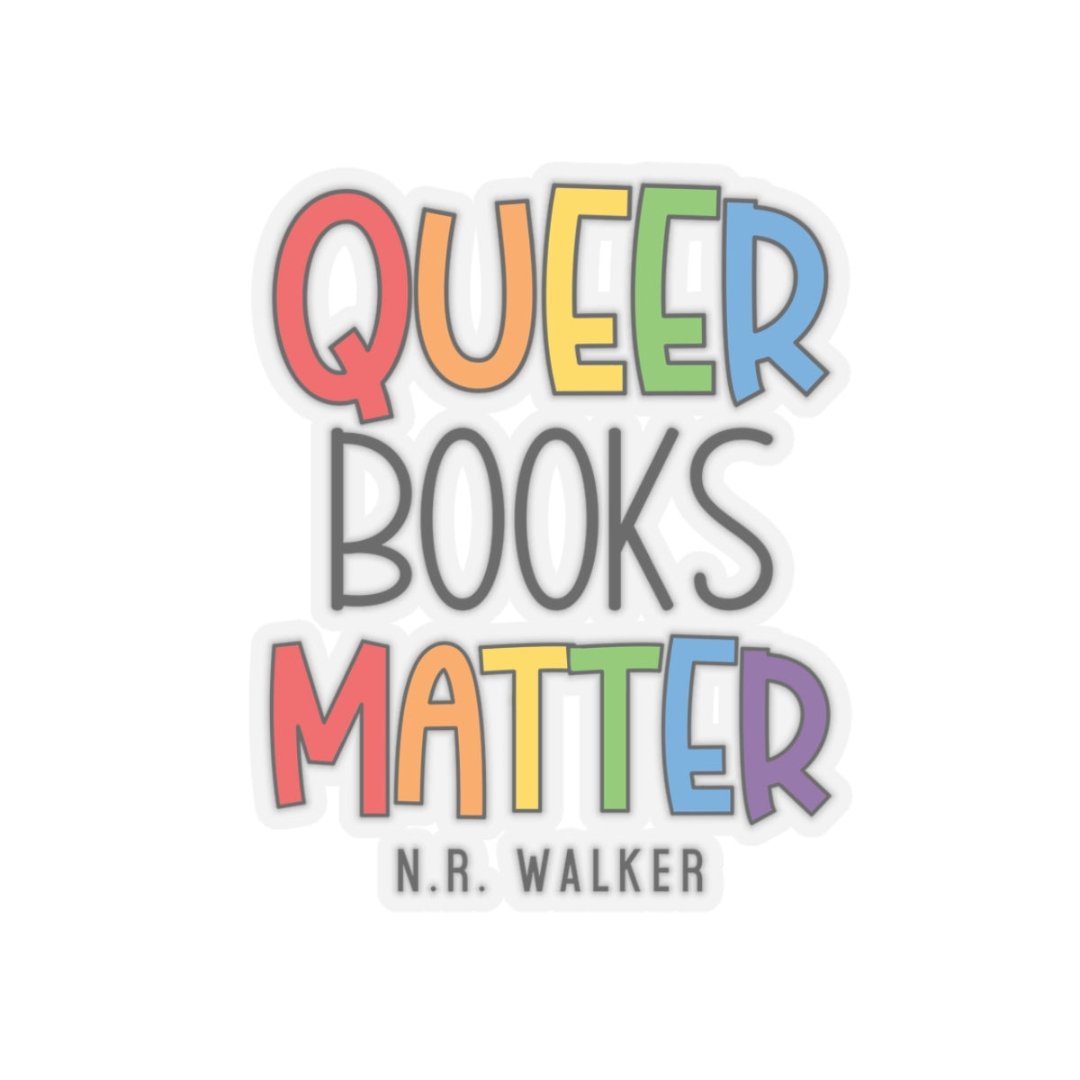 Queer Books Matter Kiss-Cut Stickers