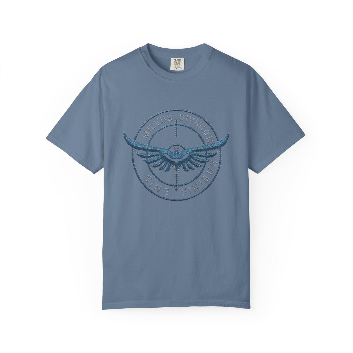 Milvus Division Logo Unisex Garment-Dyed T-Shirt