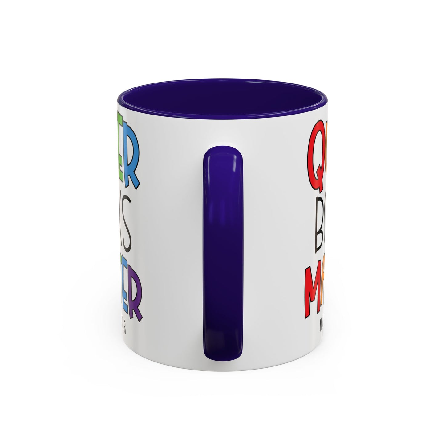 Colorful Queer Books Matter Mug - LGBTQ+ Pride Ceramic Coffee Cup
