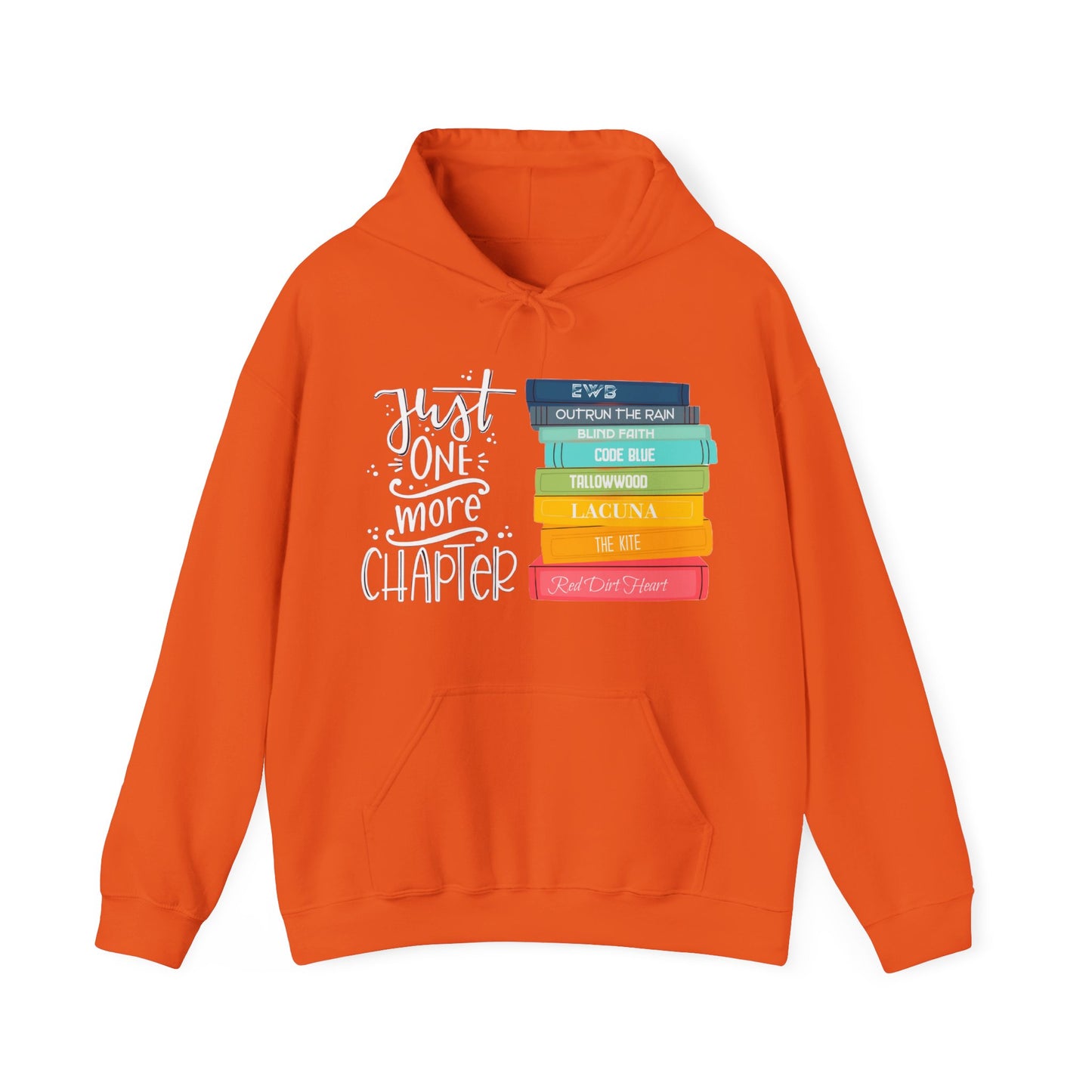 Just One More Chapter - books with titles - Unisex Heavy Blend™ Hooded Sweatshirt