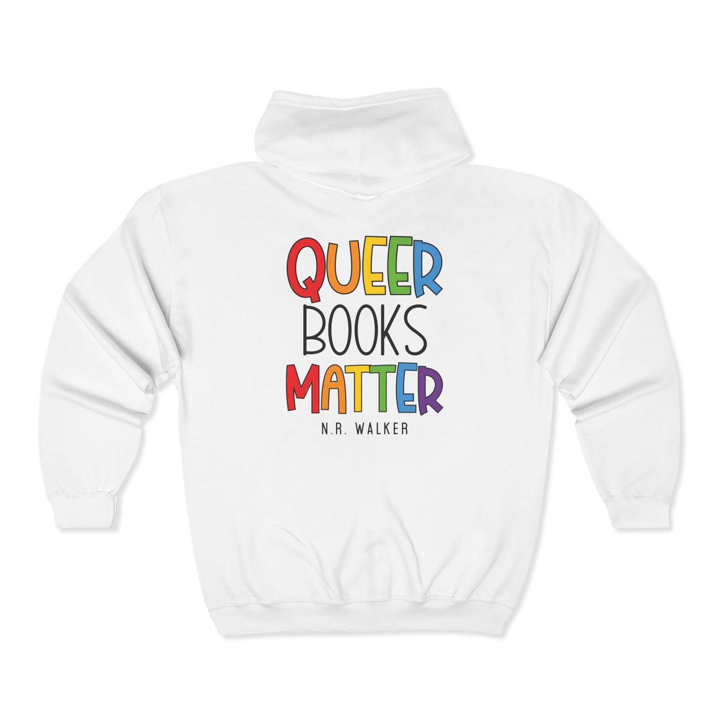 Queer Books Matter Unisex Zip Hoodie