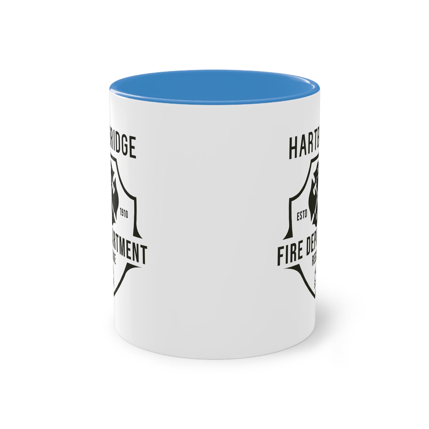 Hartbridge Fire Dept coffee mug - Two-Tone Coffee Mug, 11oz