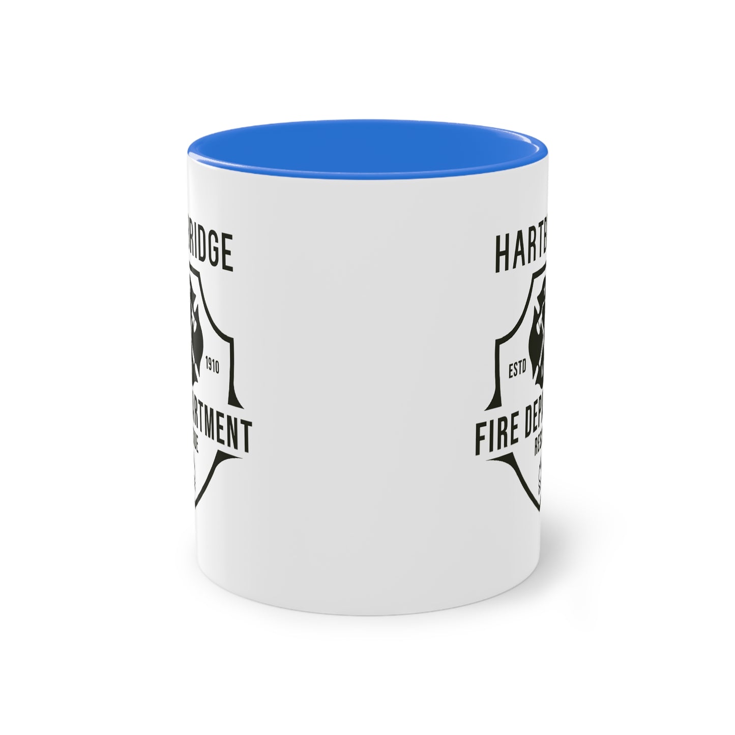 Hartbridge Fire Dept coffee mug - Two-Tone Coffee Mug, 11oz