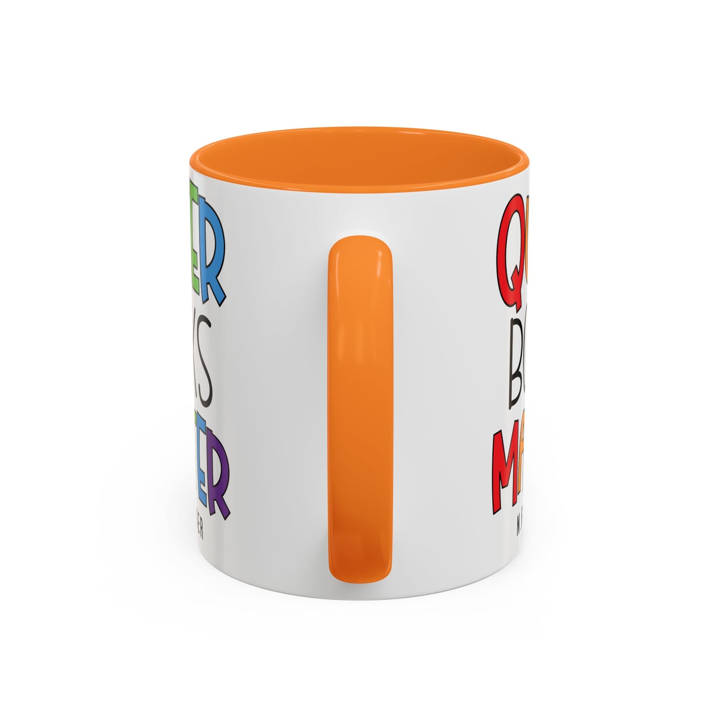 Colorful Queer Books Matter Mug - LGBTQ+ Pride Ceramic Coffee Cup