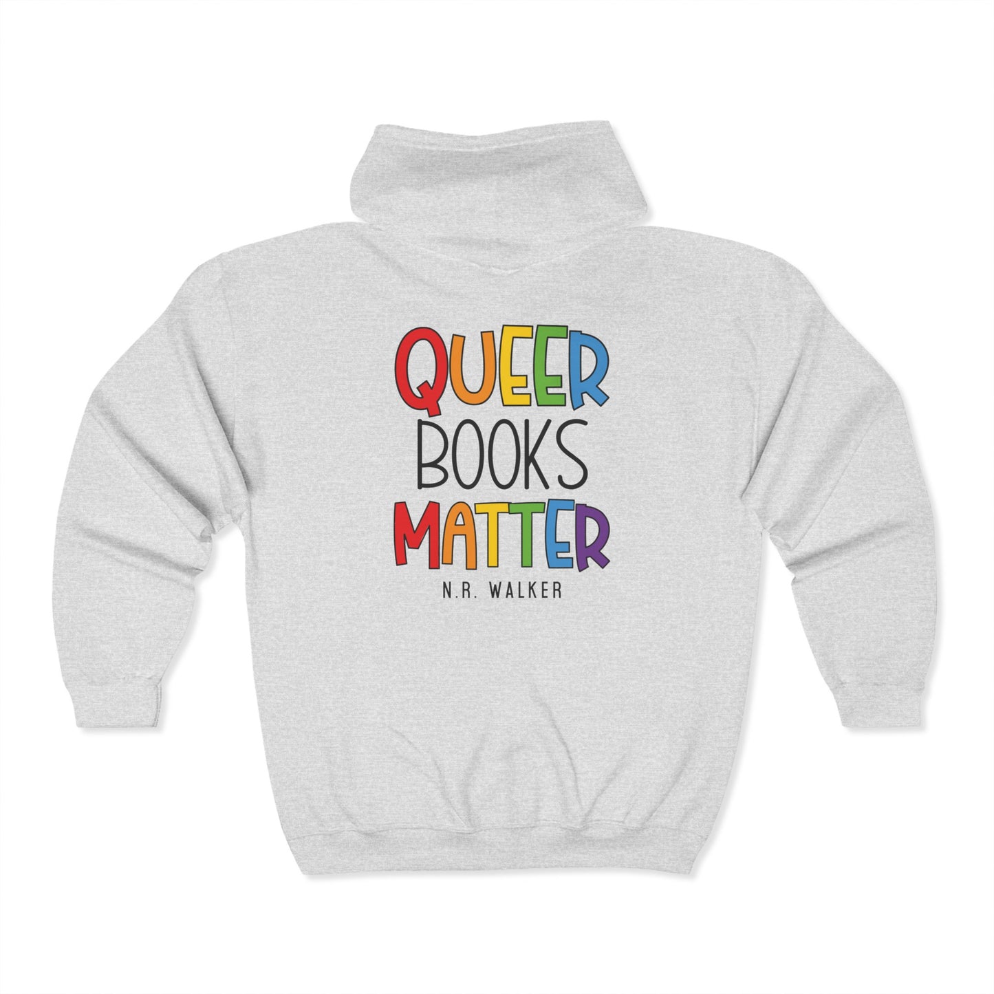 Queer Books Matter Unisex Zip Hoodie