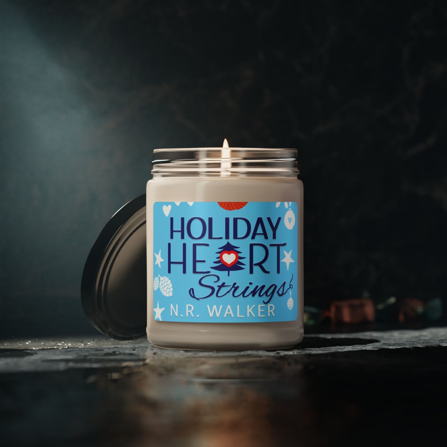 Holiday Heart Strings Scented Soy Candle - 9oz