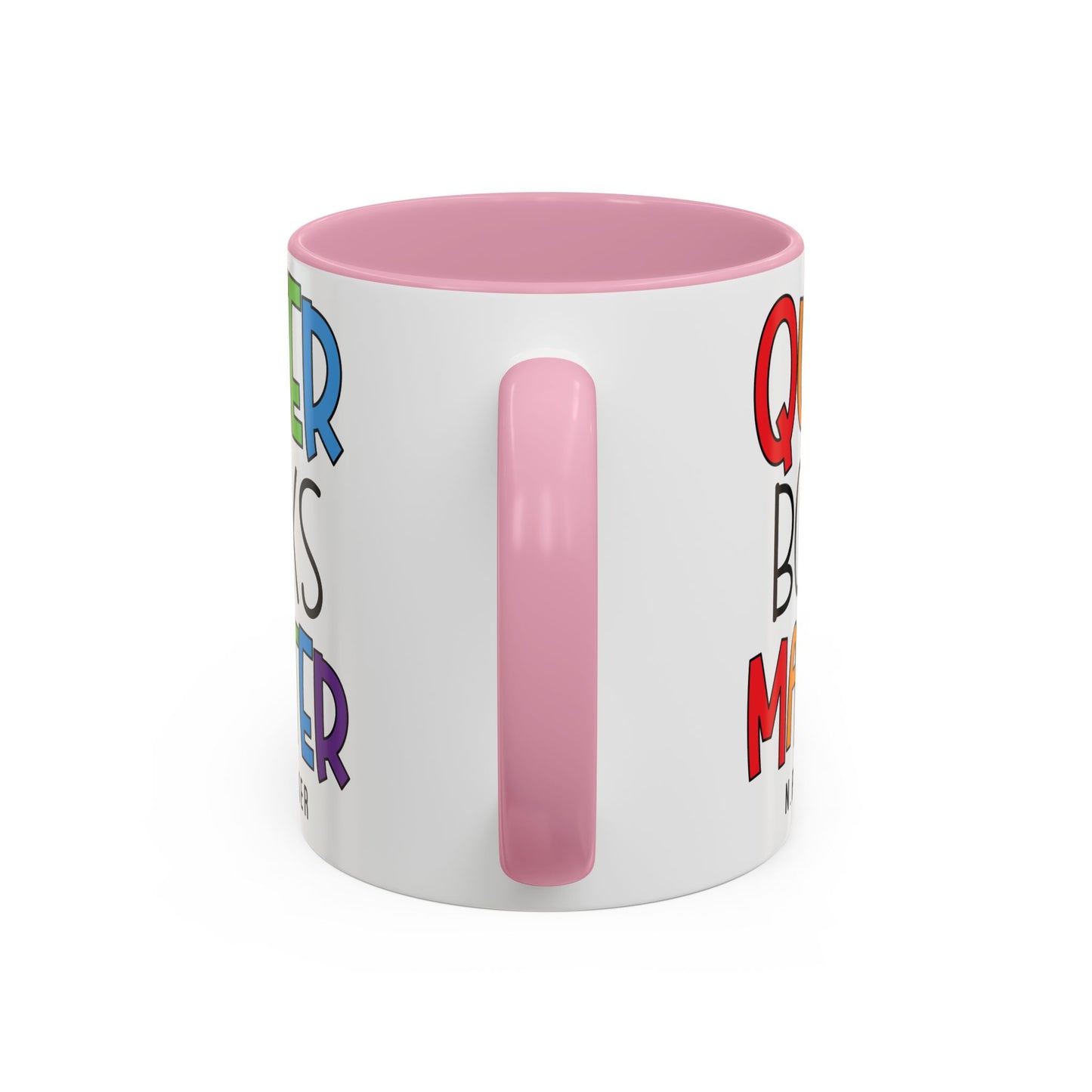 Colorful Queer Books Matter Mug - LGBTQ+ Pride Ceramic Coffee Cup