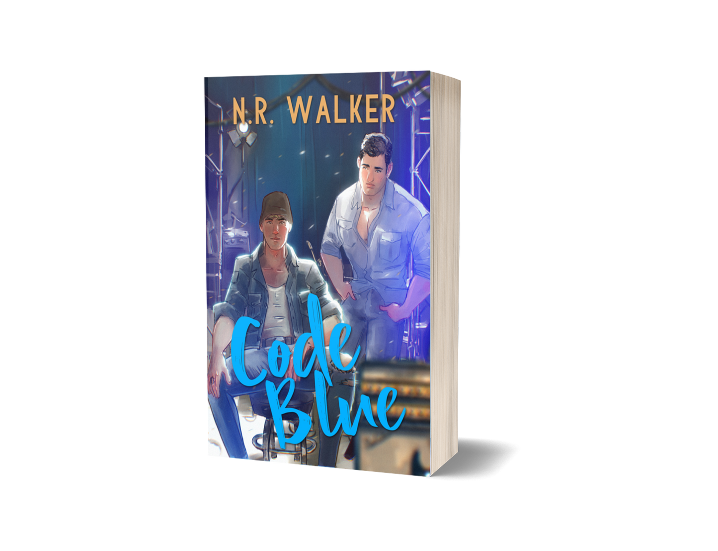 Code Blue paperback alternative cover illustrated