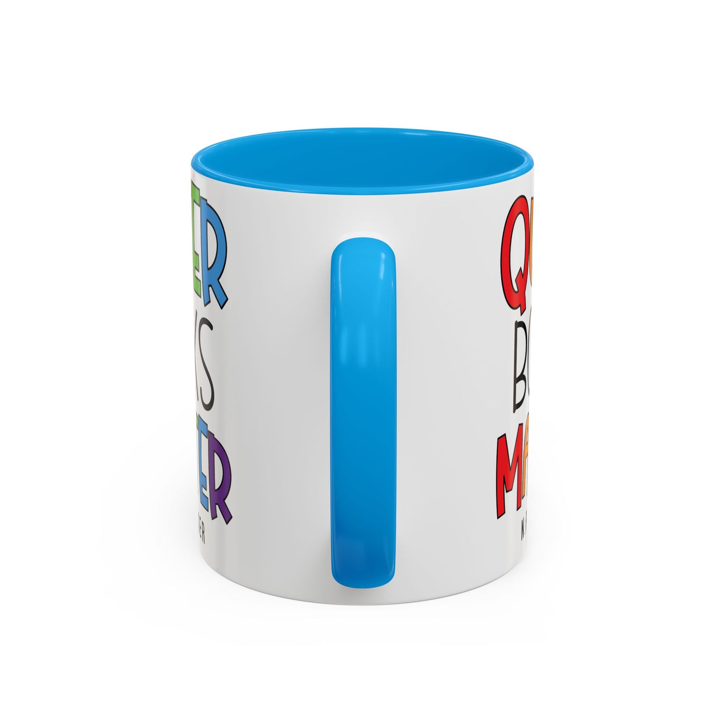 Colorful Queer Books Matter Mug - LGBTQ+ Pride Ceramic Coffee Cup