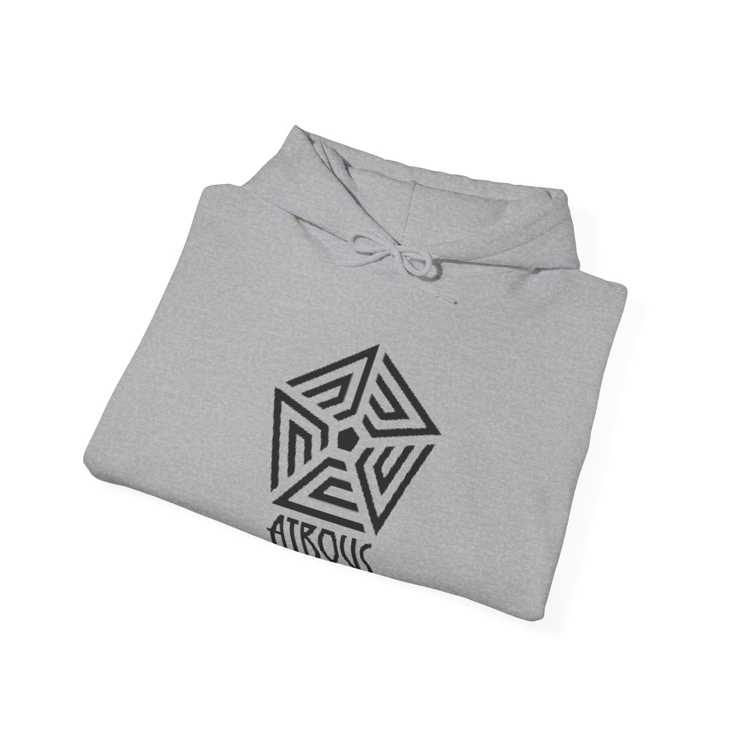 Atrous Code Red Unisex Heavy Blend™ Hooded Sweatshirt - print front and back