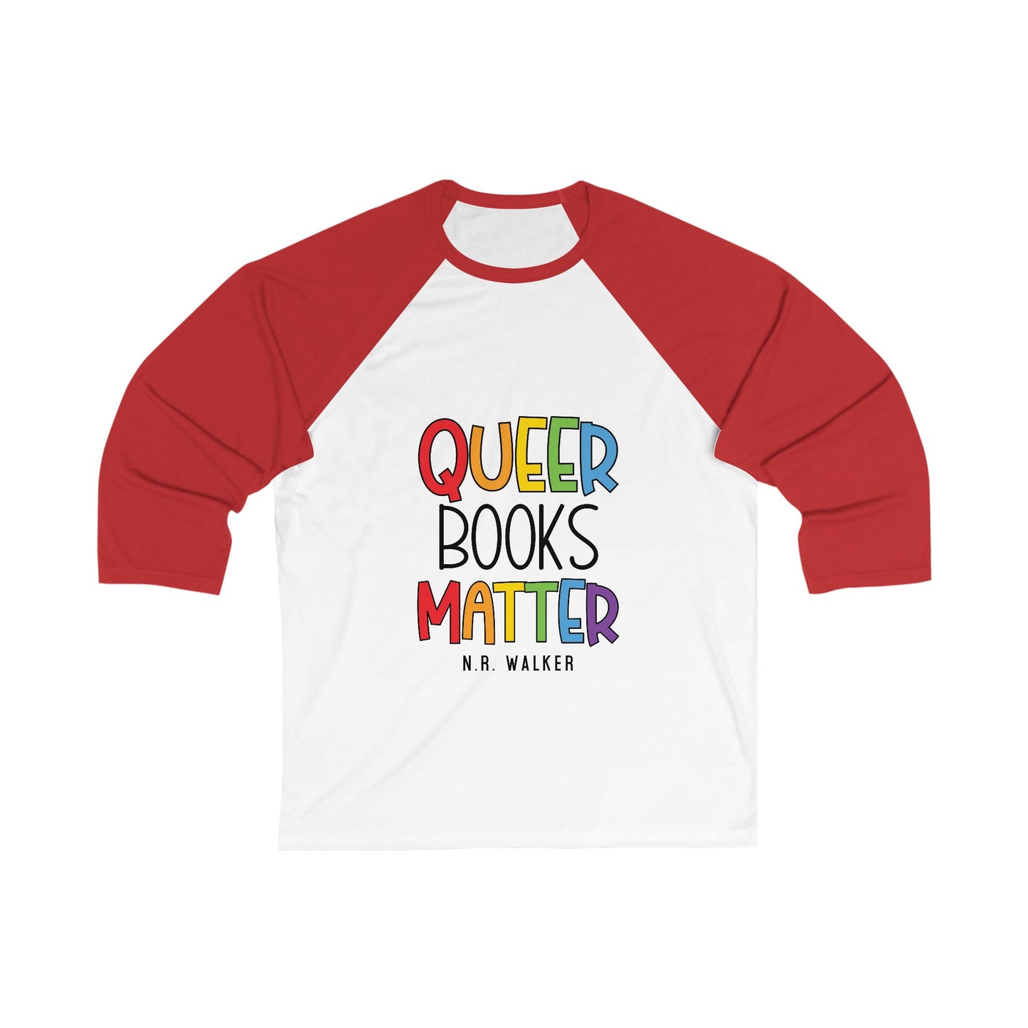 Queer Books Matter Shirt Pride Baseball Tee