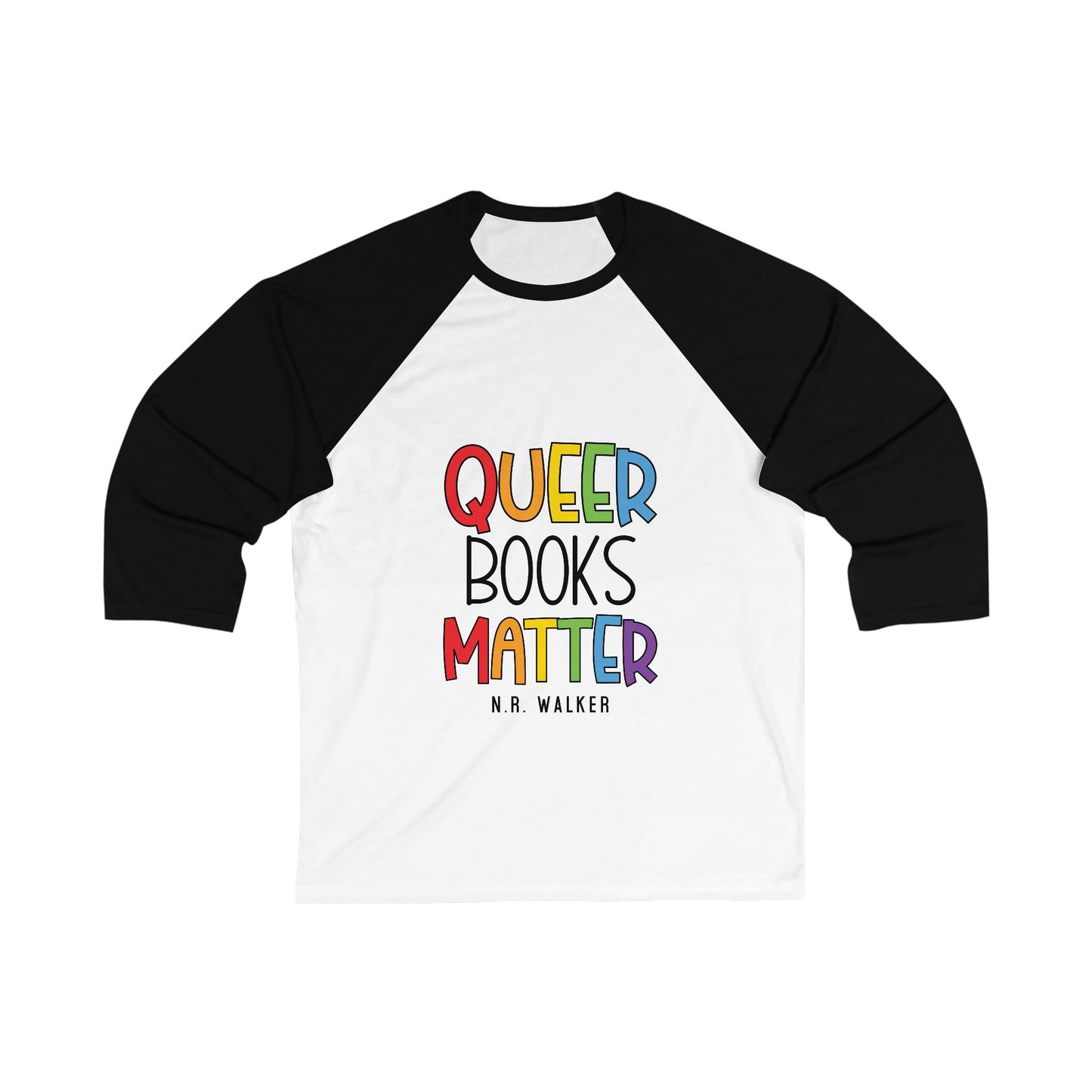 Queer Books Matter Shirt Pride Baseball Tee