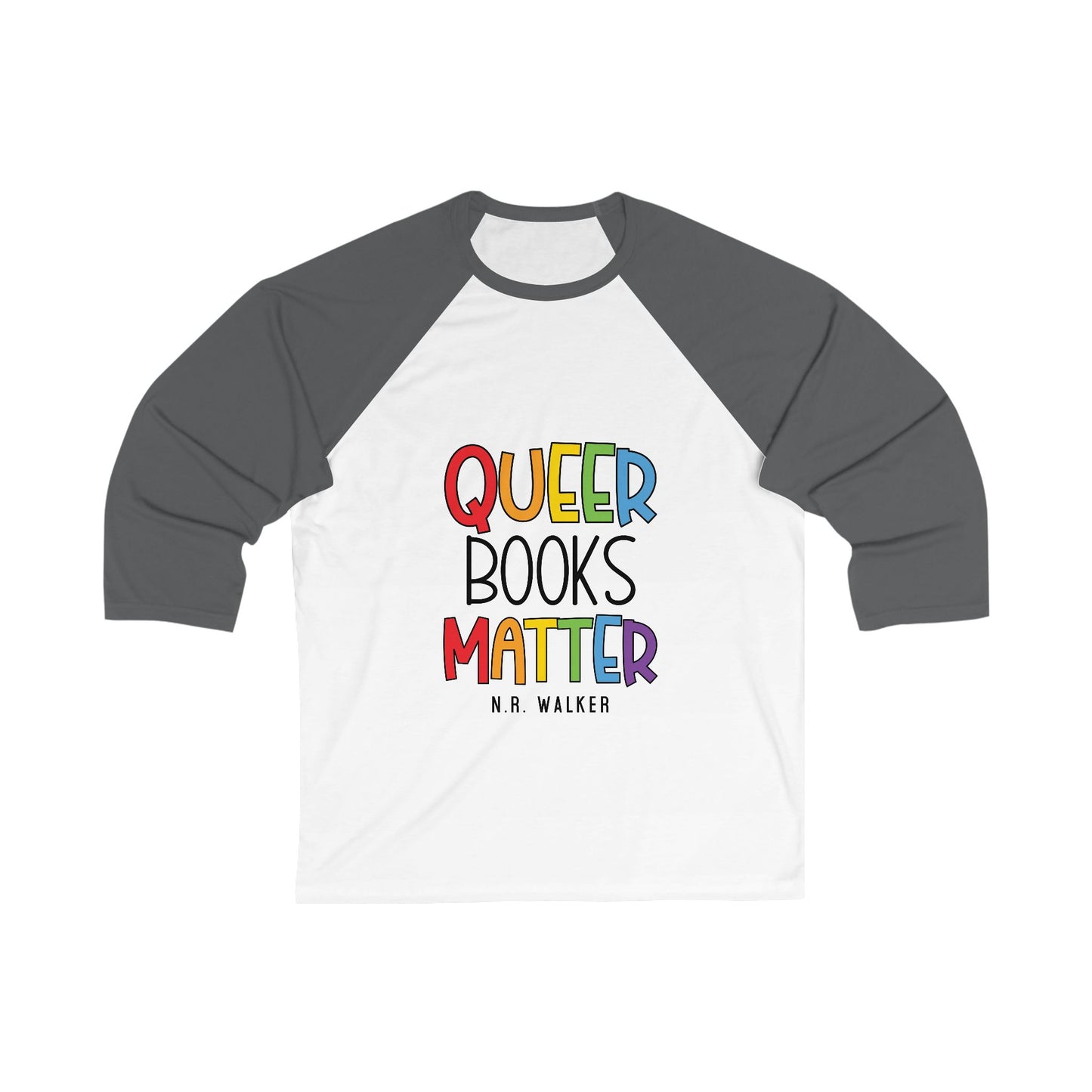 Queer Books Matter Shirt Pride Baseball Tee