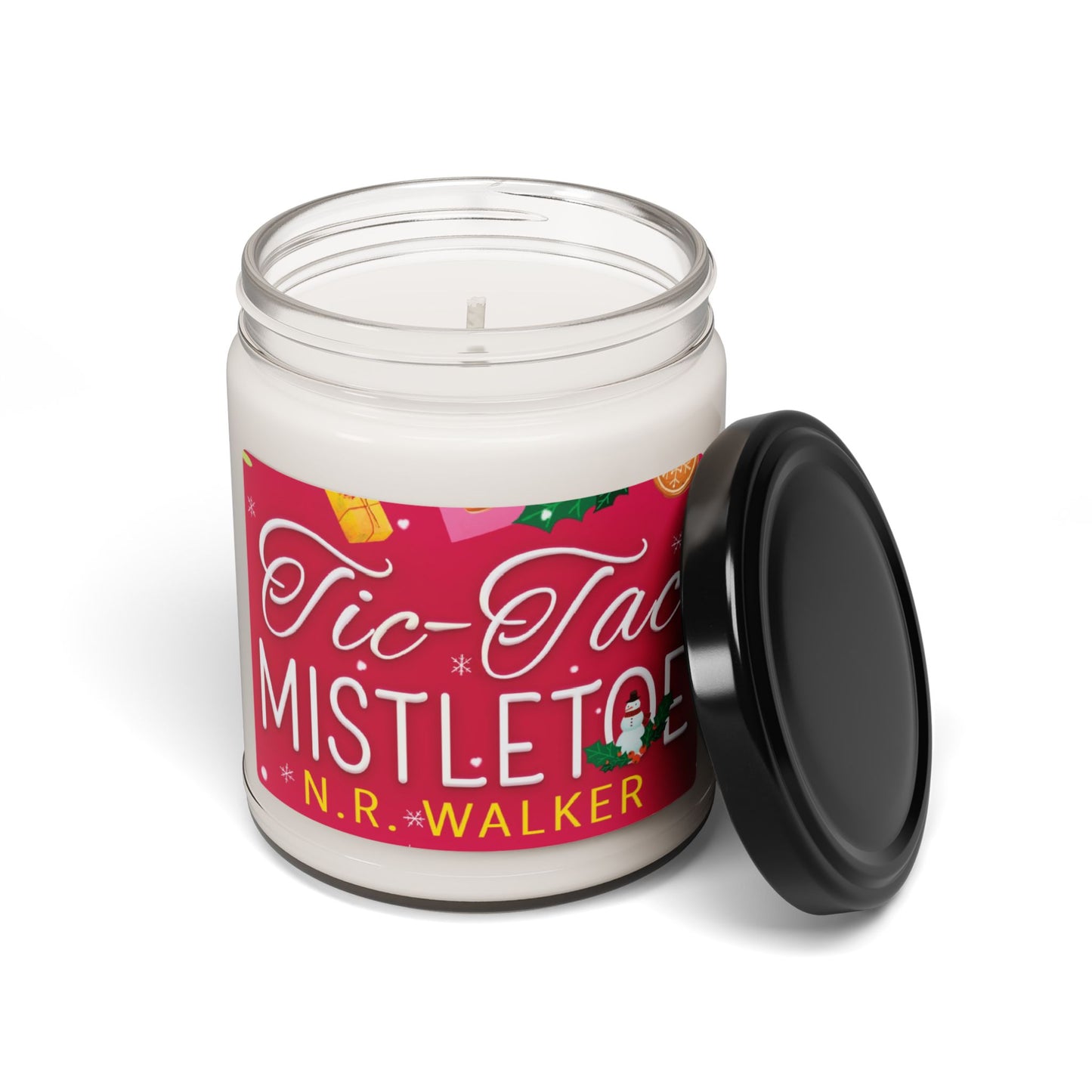 Tic-Tac Mistletoe Scented Soy Candle - 9oz Holiday Aromatherapy