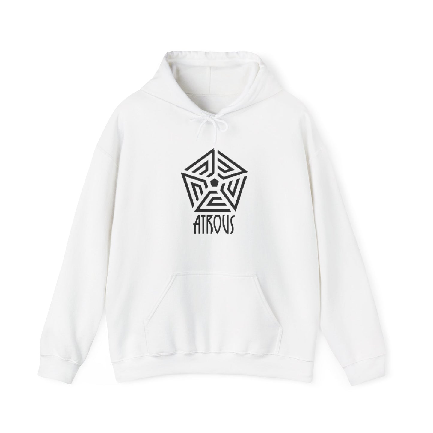 Atrous Code Red Unisex Heavy Blend™ Hooded Sweatshirt - print front and back
