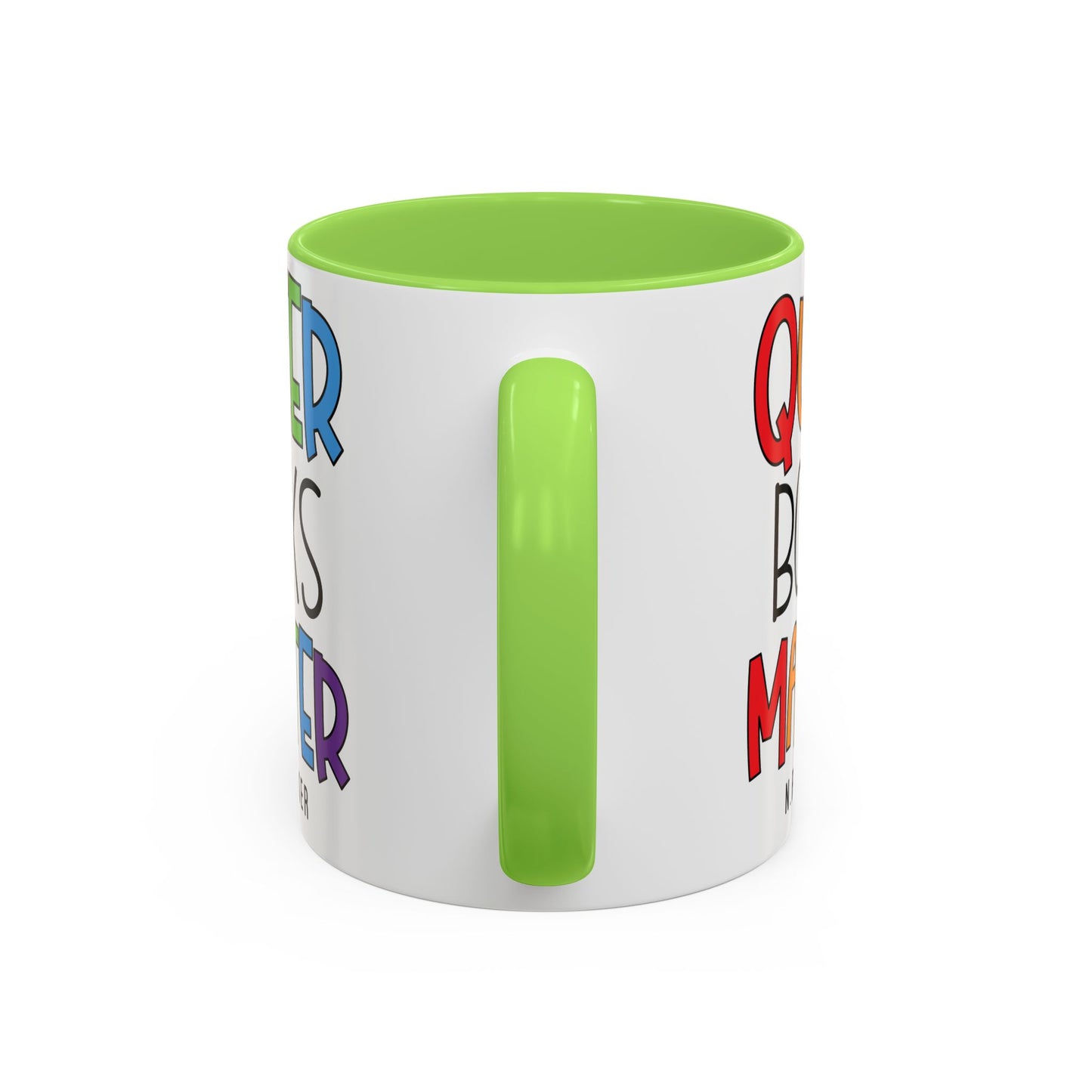 Colorful Queer Books Matter Mug - LGBTQ+ Pride Ceramic Coffee Cup