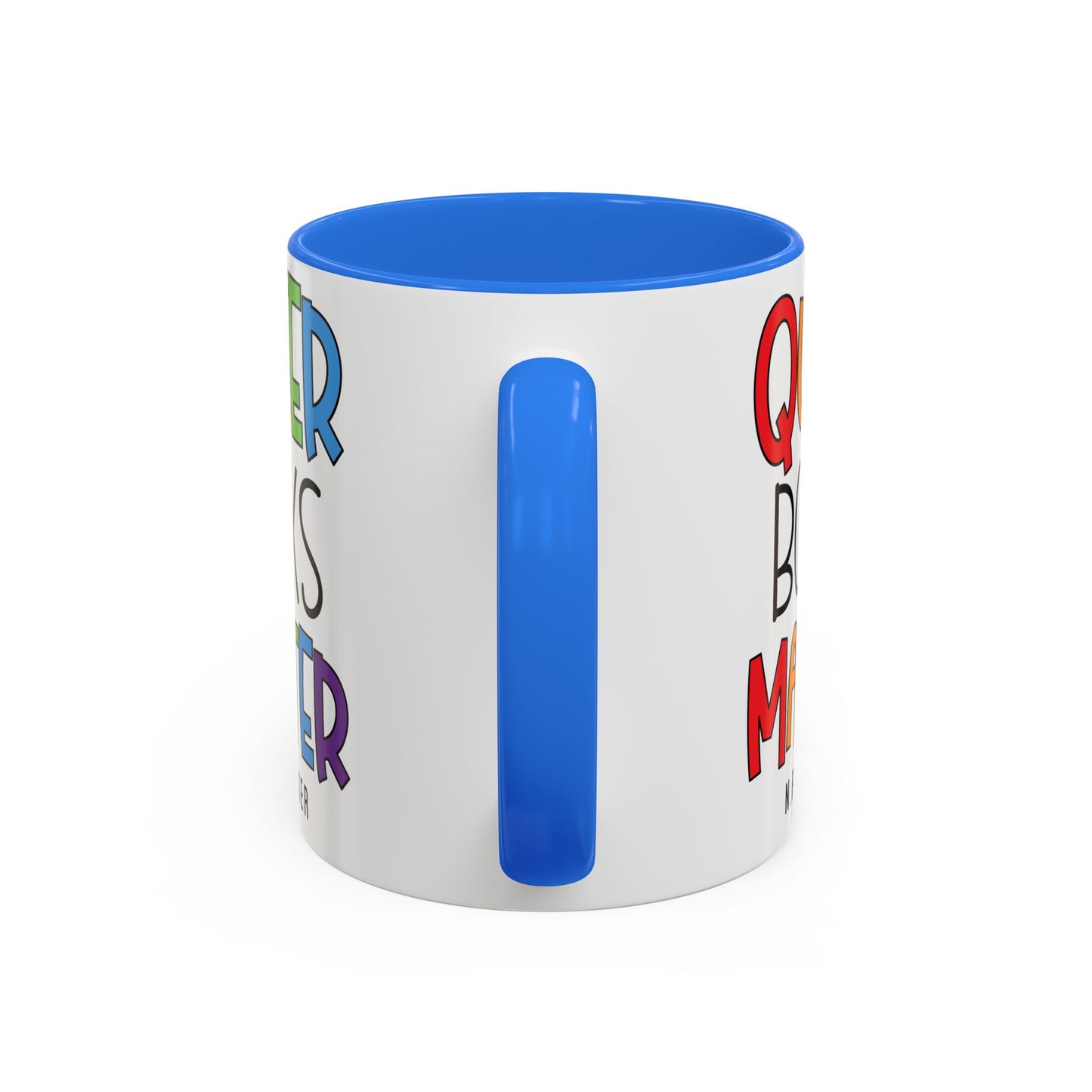 Colorful Queer Books Matter Mug - LGBTQ+ Pride Ceramic Coffee Cup