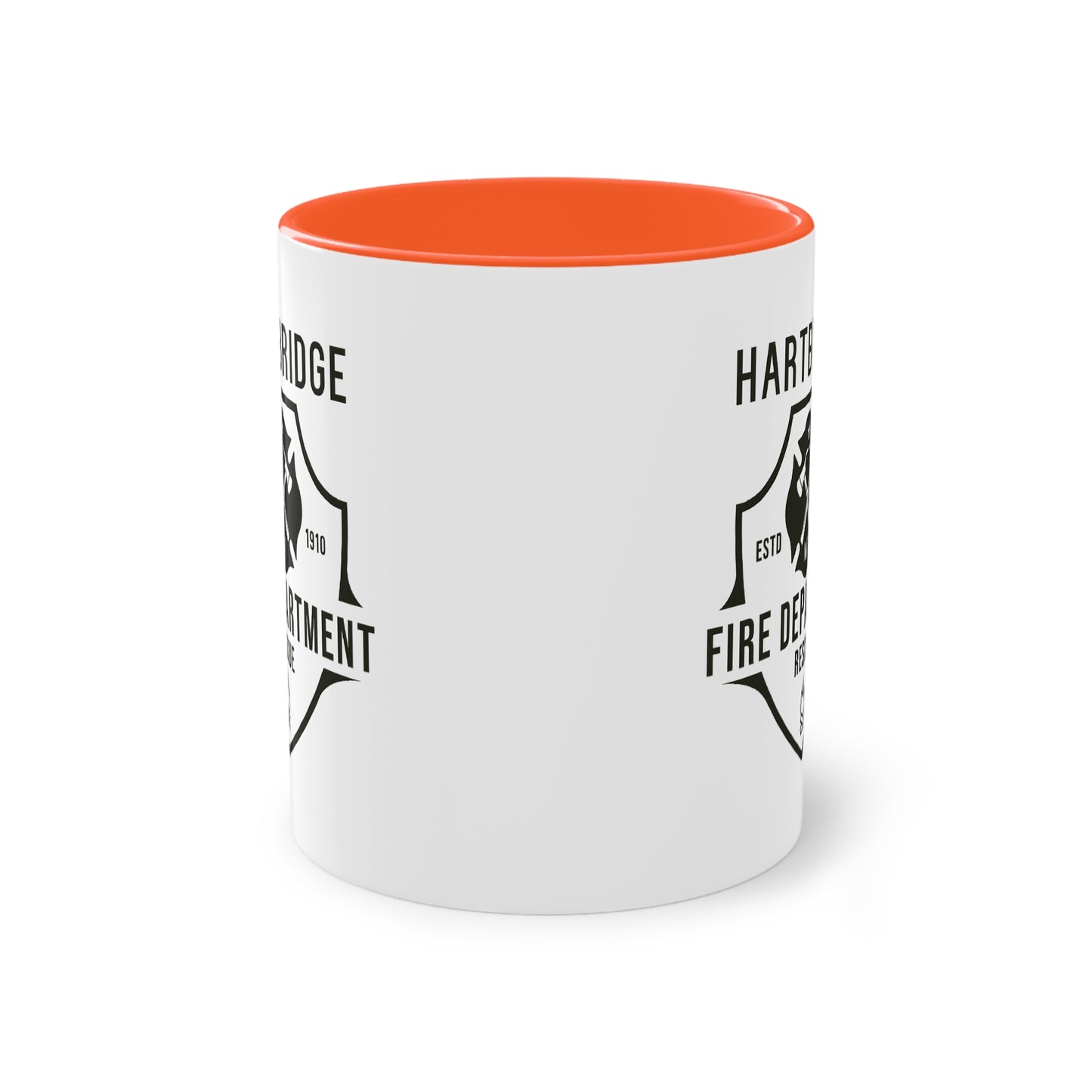 Hartbridge Fire Dept coffee mug - Two-Tone Coffee Mug, 11oz