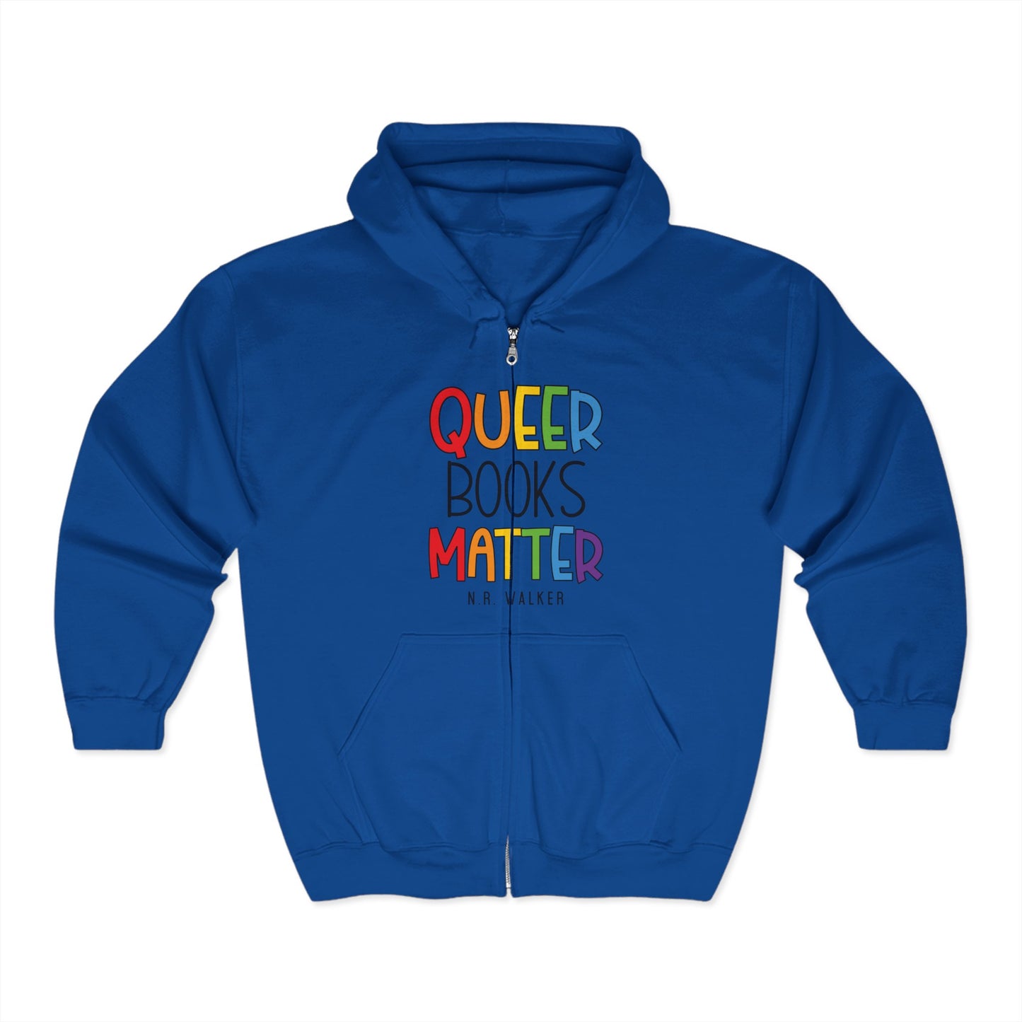 Queer Books Matter Unisex Zip Hoodie