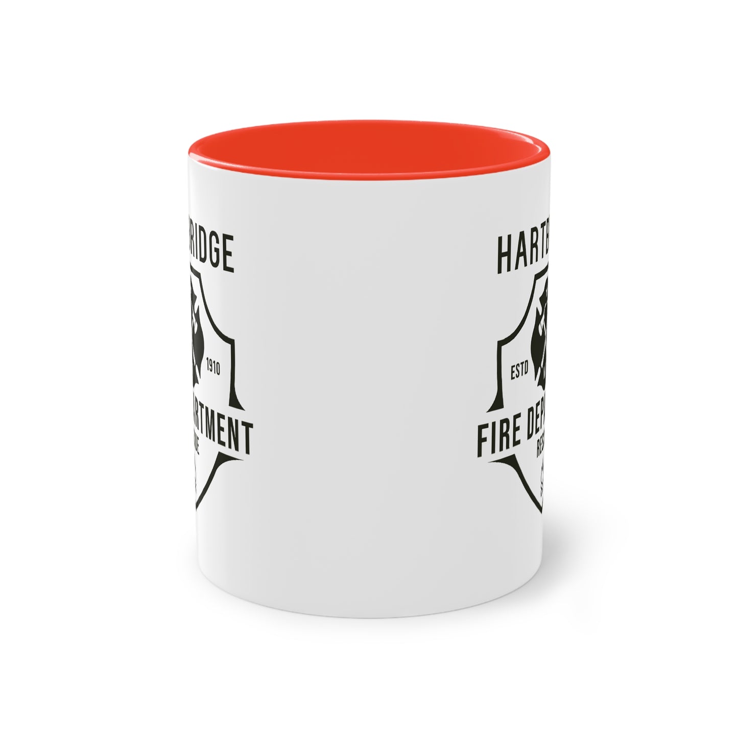 Hartbridge Fire Dept coffee mug - Two-Tone Coffee Mug, 11oz