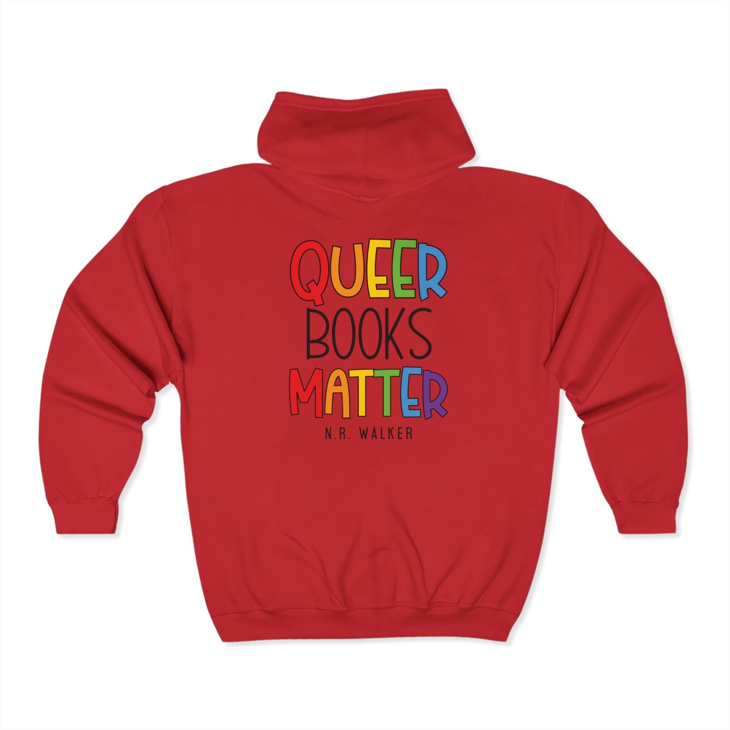 Queer Books Matter Unisex Zip Hoodie