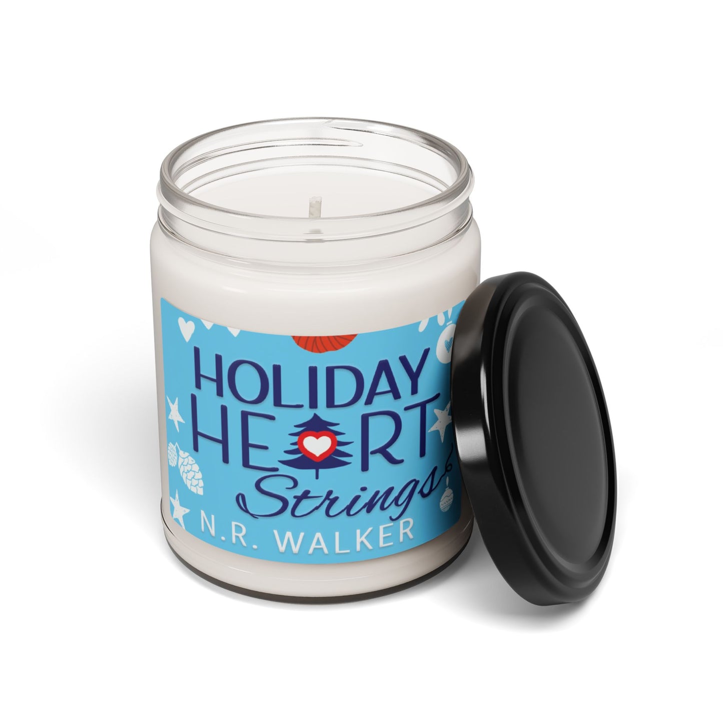 Holiday Heart Strings Scented Soy Candle - 9oz