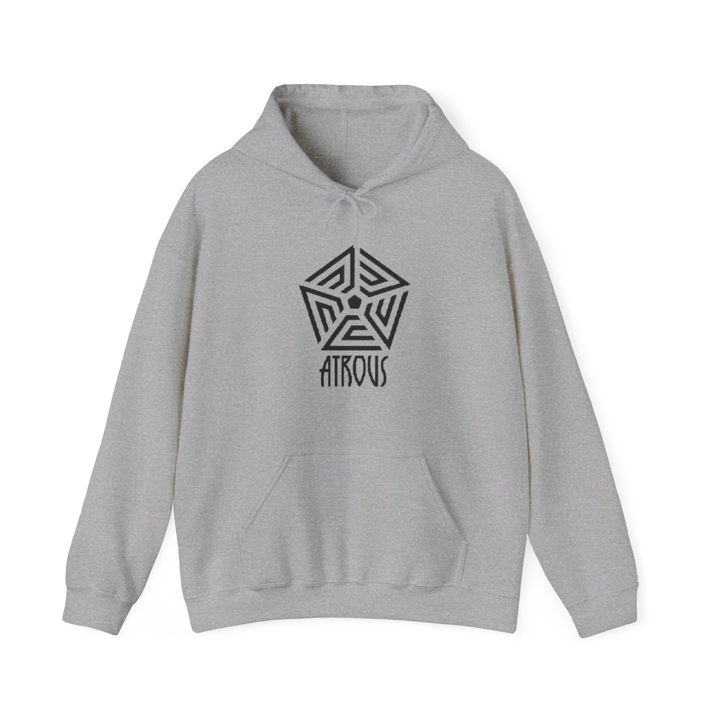 Atrous Code Red Unisex Heavy Blend™ Hooded Sweatshirt - print front and back