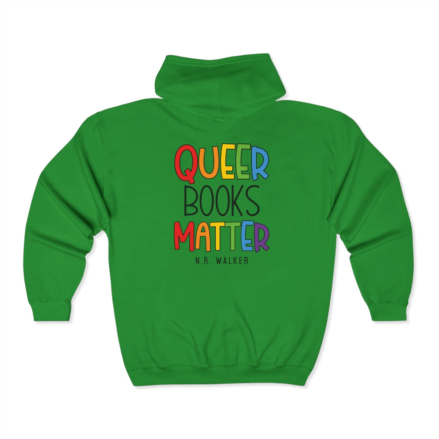 Queer Books Matter Unisex Zip Hoodie