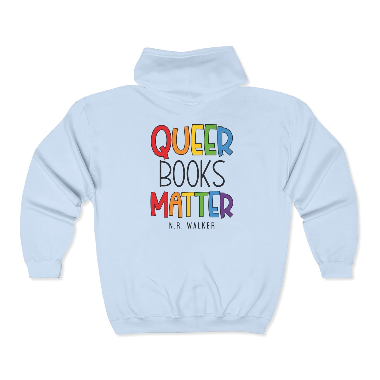 Queer Books Matter Unisex Zip Hoodie