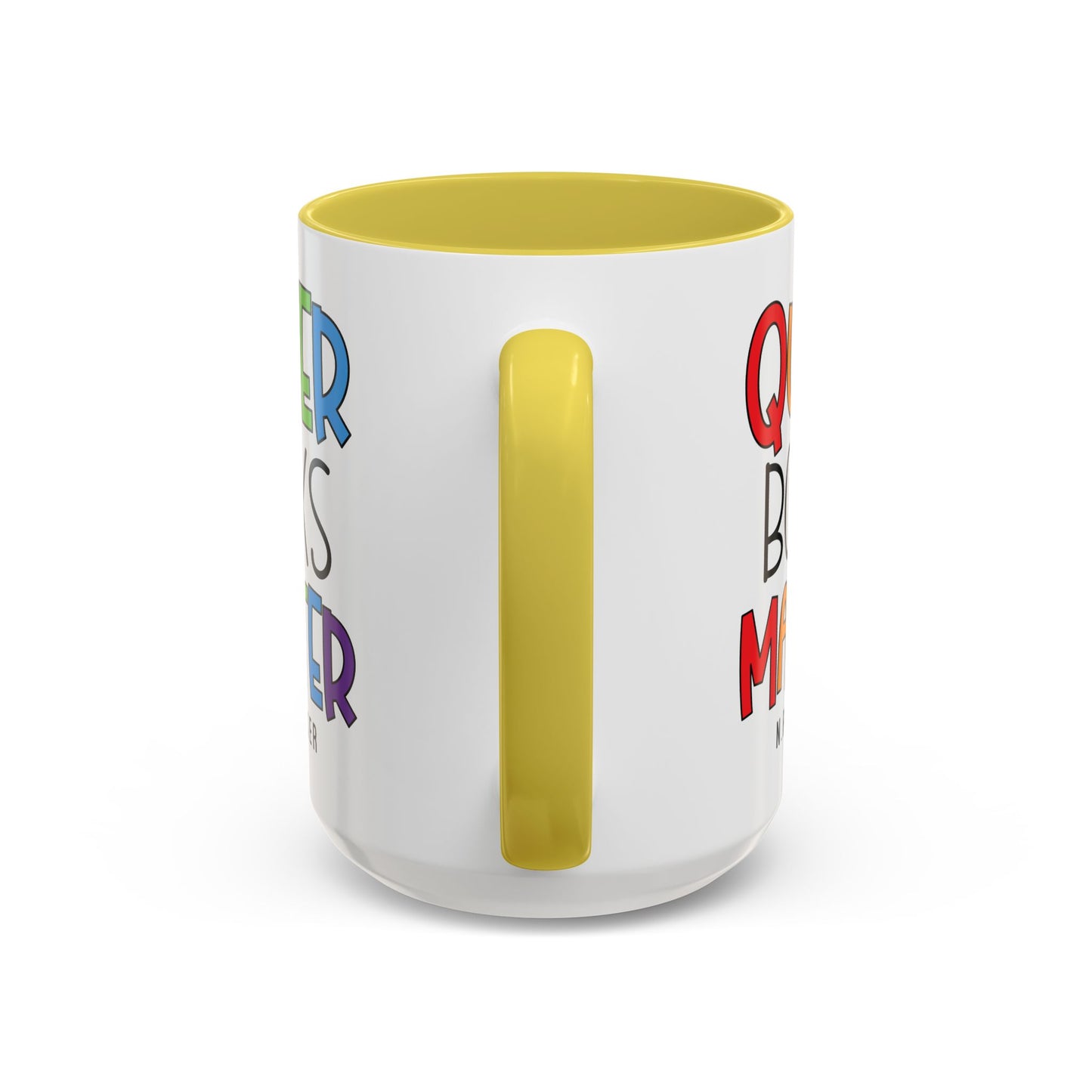 Colorful Queer Books Matter Mug - LGBTQ+ Pride Ceramic Coffee Cup