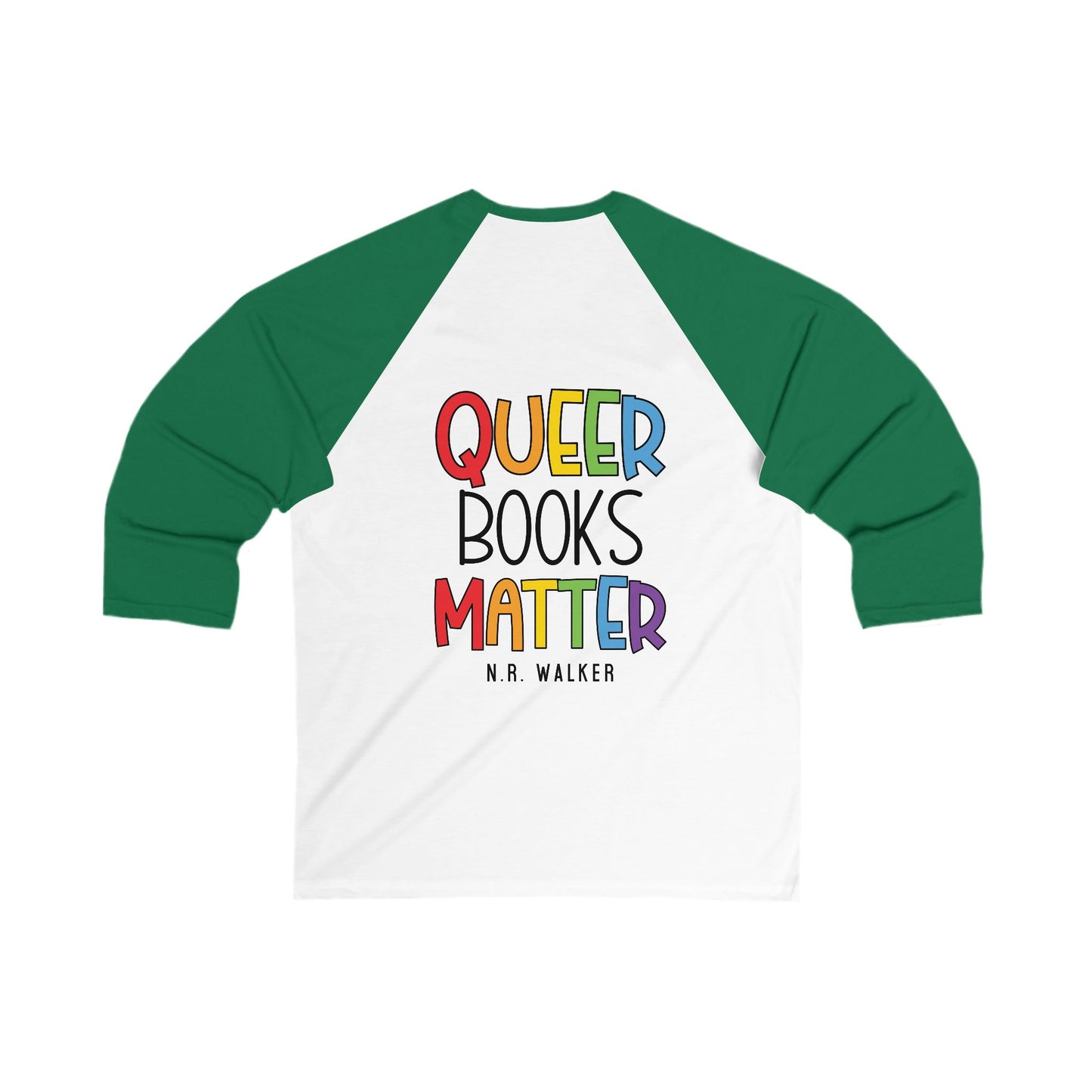 Queer Books Matter Shirt Pride Baseball Tee