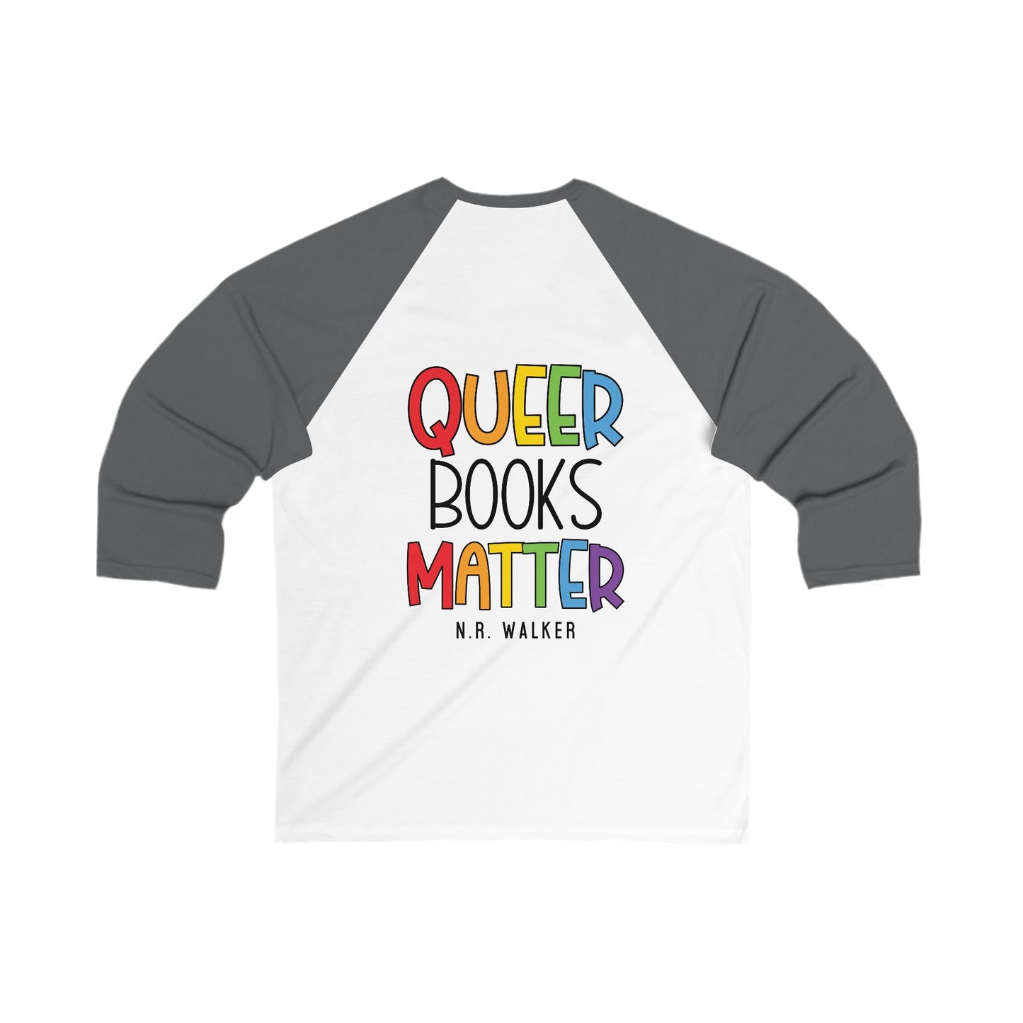 Queer Books Matter Shirt Pride Baseball Tee