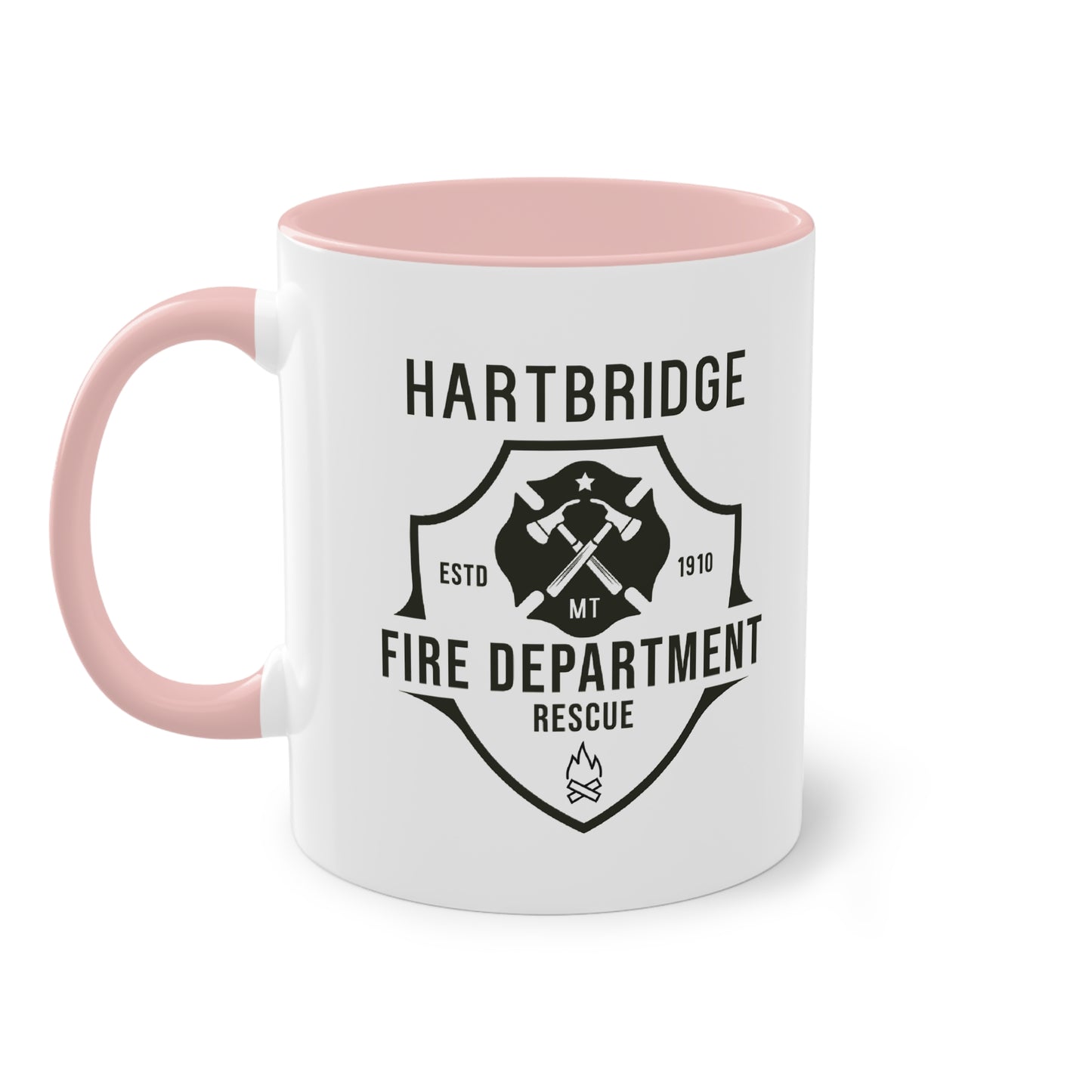 Hartbridge Fire Dept coffee mug - Two-Tone Coffee Mug, 11oz