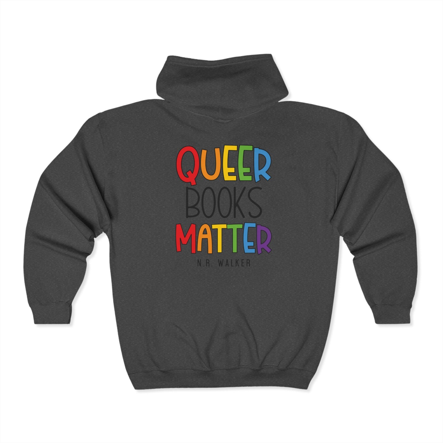 Queer Books Matter Unisex Zip Hoodie