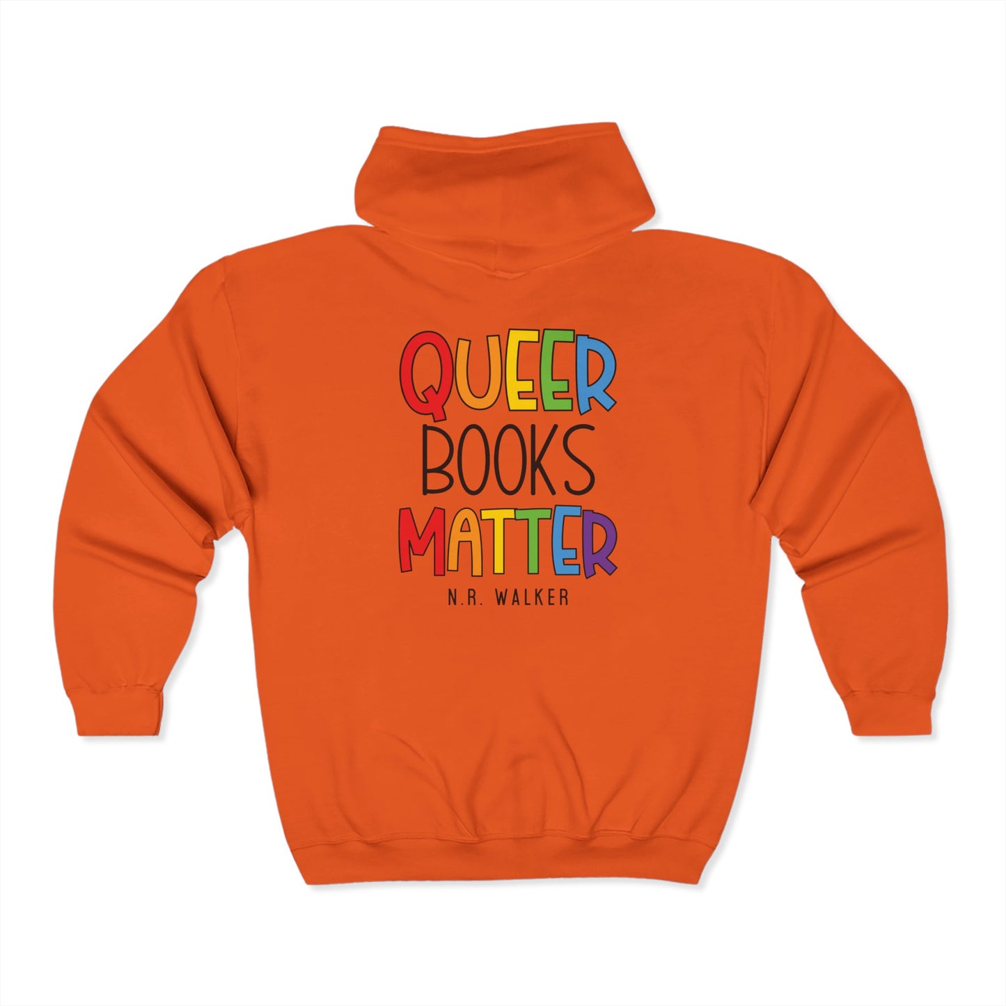 Queer Books Matter Unisex Zip Hoodie