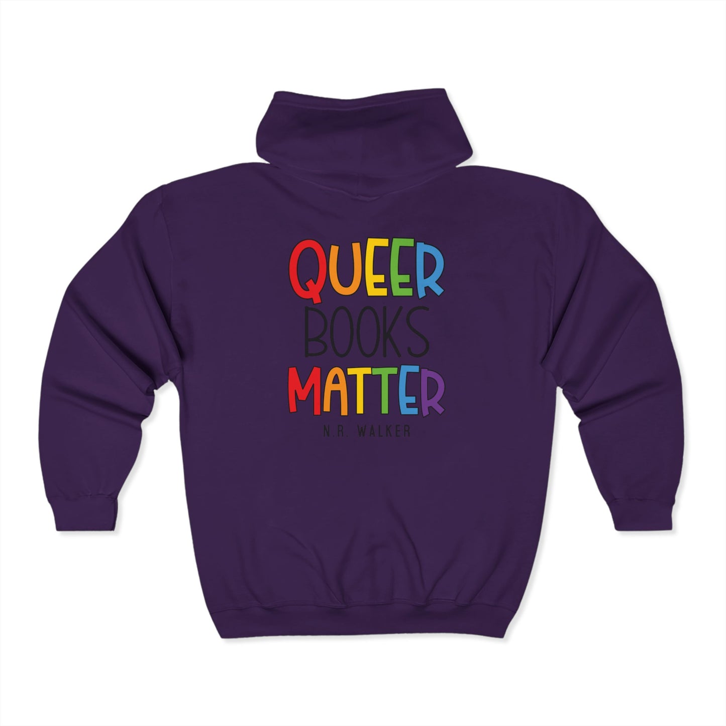 Queer Books Matter Unisex Zip Hoodie