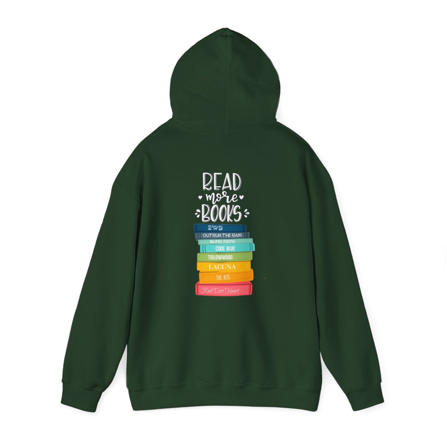 Just One More Chapter - books with titles - Unisex Heavy Blend™ Hooded Sweatshirt