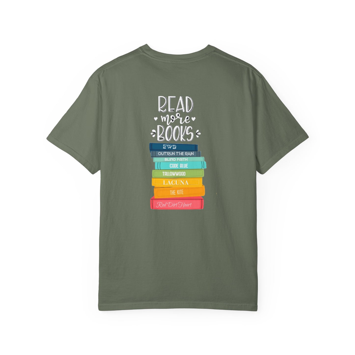 Just One More Chapter - Books with Titles - Unisex Garment-Dyed T-shirt