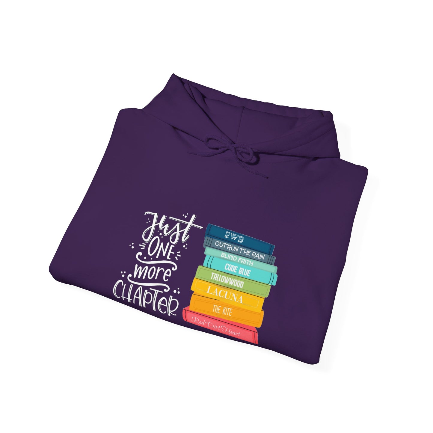 Just One More Chapter - books with titles - Unisex Heavy Blend™ Hooded Sweatshirt