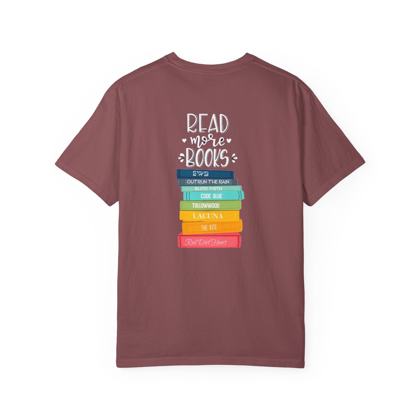 Just One More Chapter - Books with Titles - Unisex Garment-Dyed T-shirt