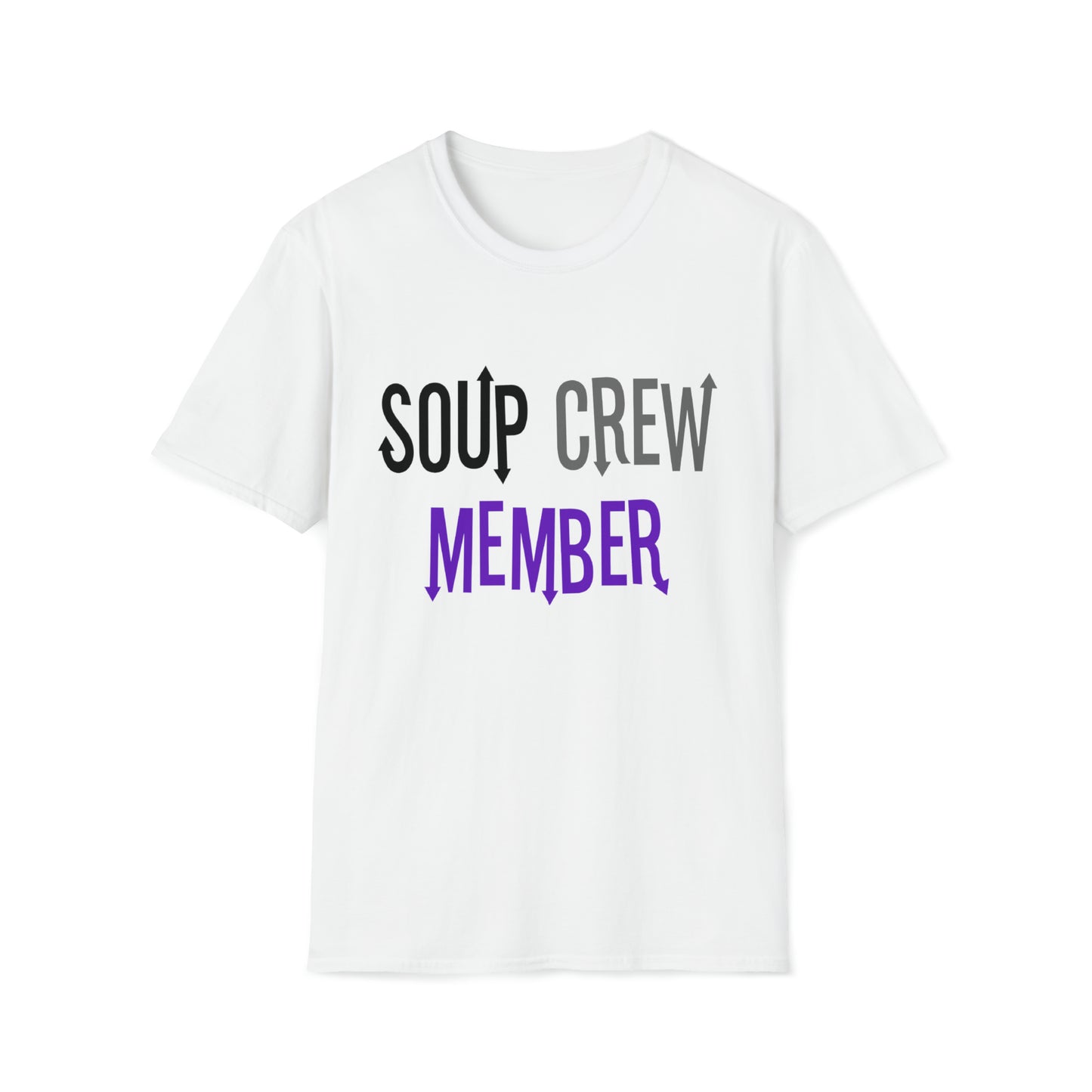 Upside Down Soup Crew Member Unisex Softstyle T-Shirt