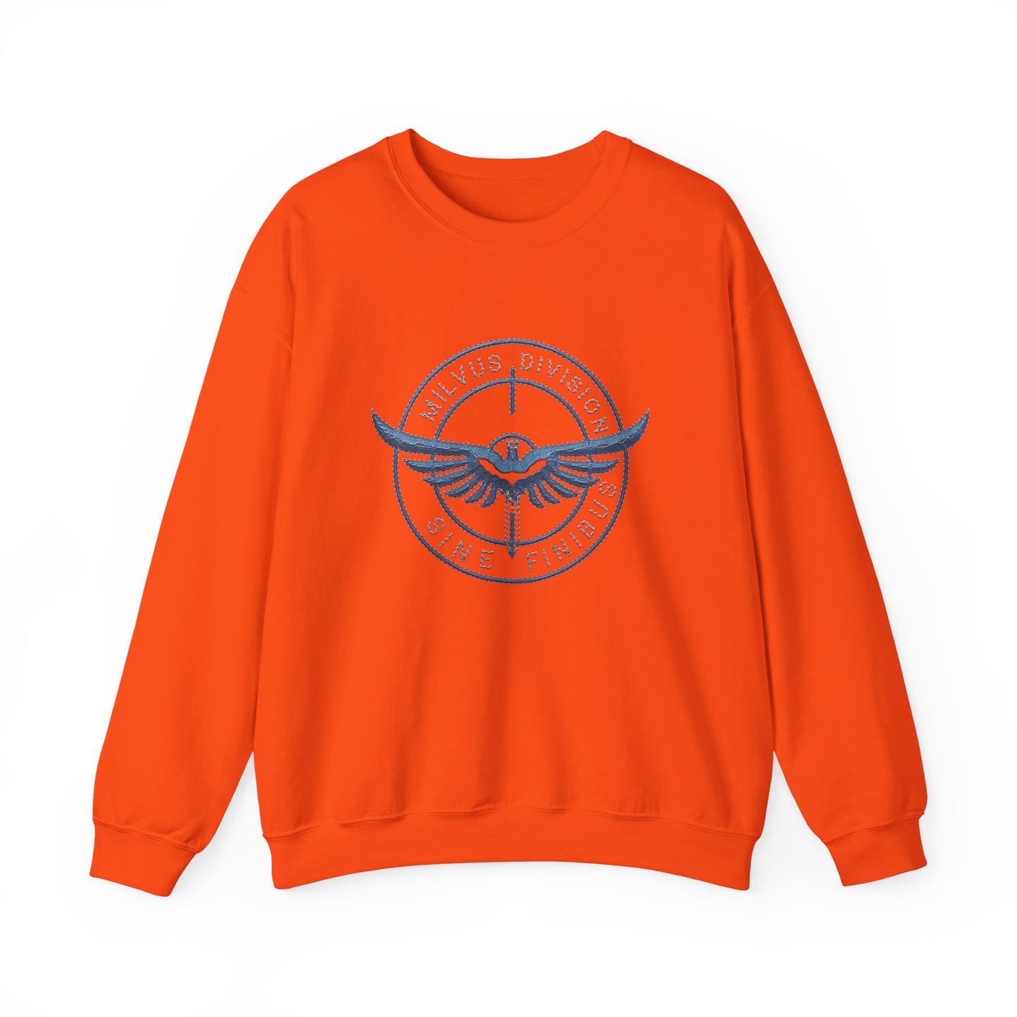 Milvus Division logo Unisex Heavy Blend™ Crewneck Sweatshirt