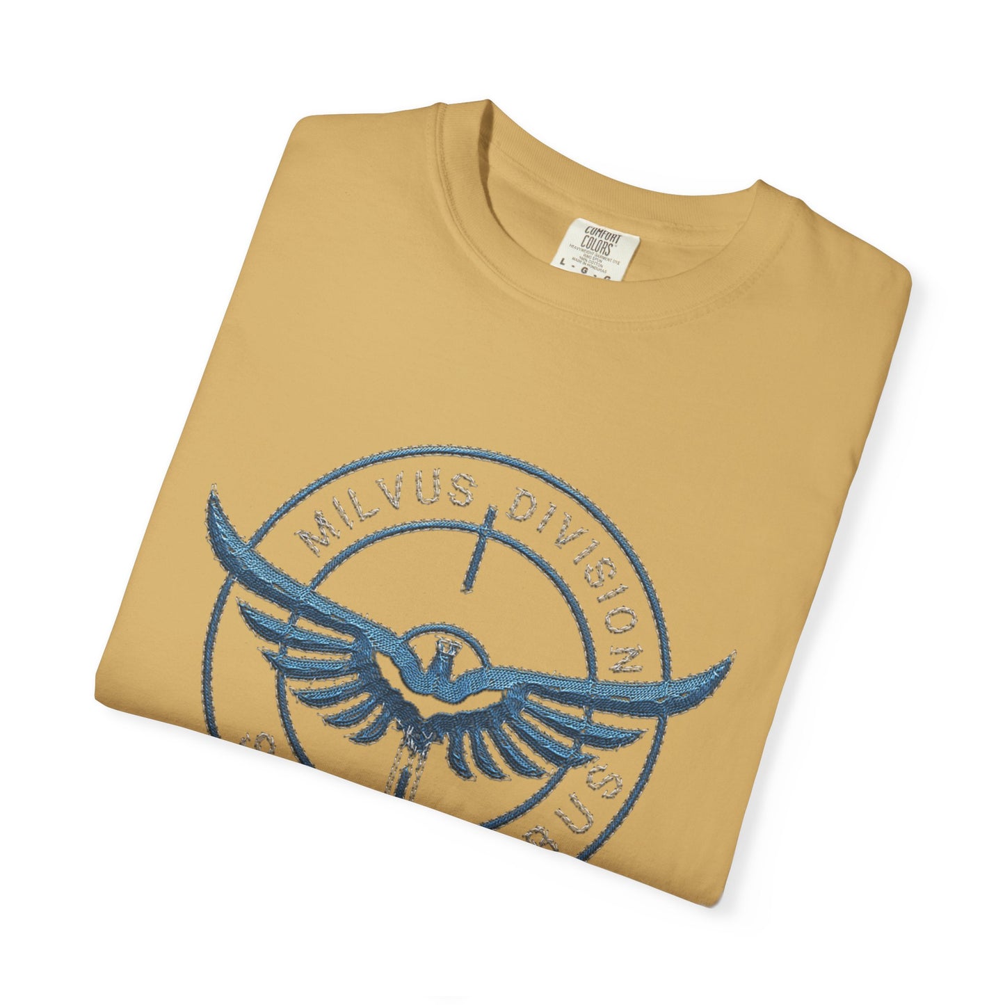 Milvus Division Logo Unisex Garment-Dyed T-Shirt