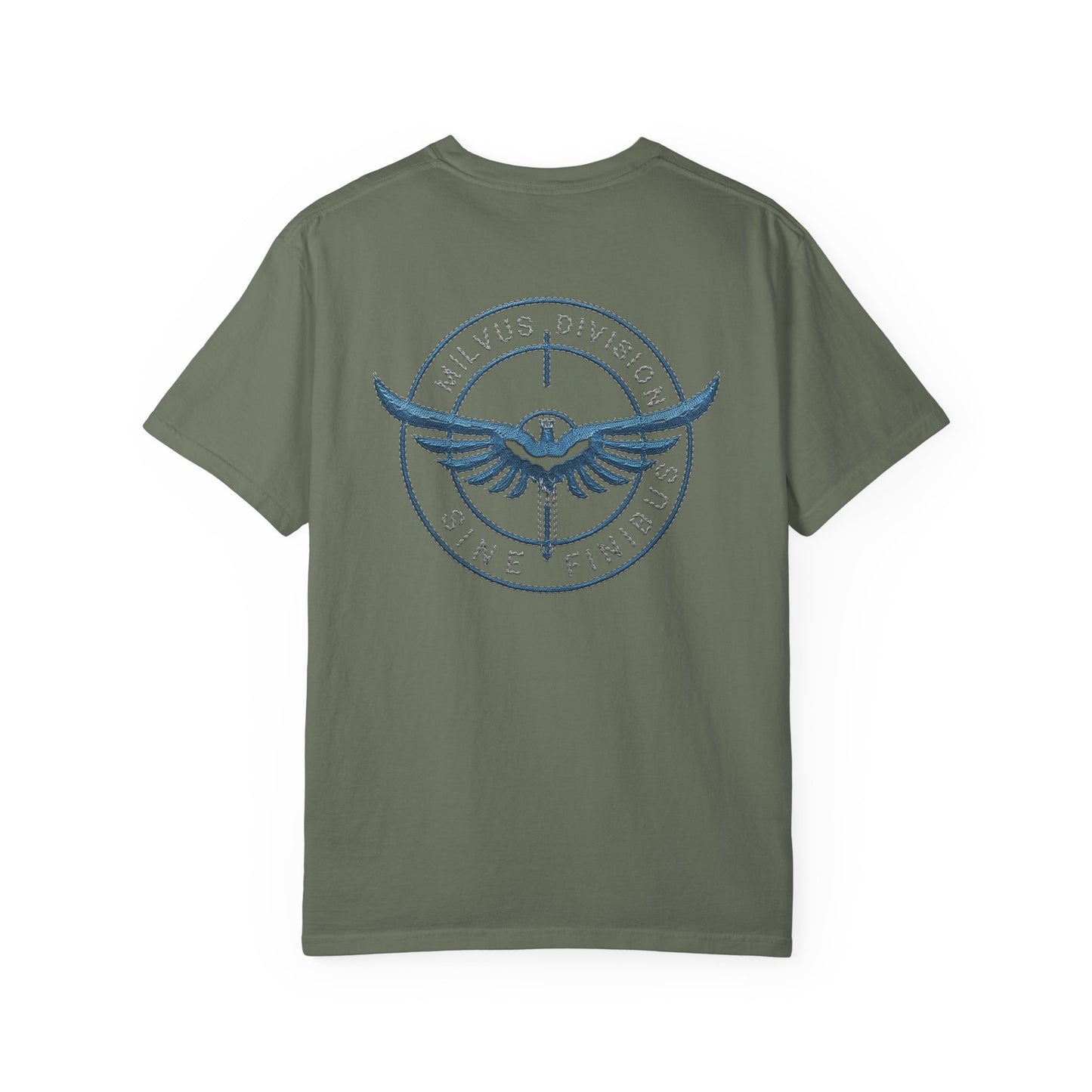 Milvus Division Logo Unisex Garment-Dyed T-Shirt