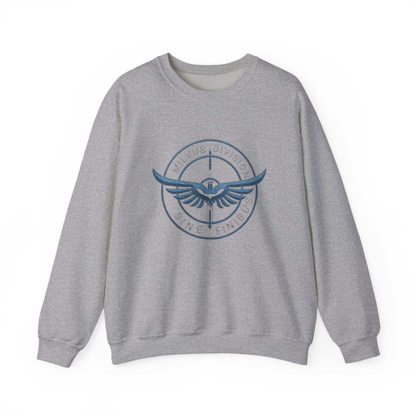 Milvus Division logo Unisex Heavy Blend™ Crewneck Sweatshirt