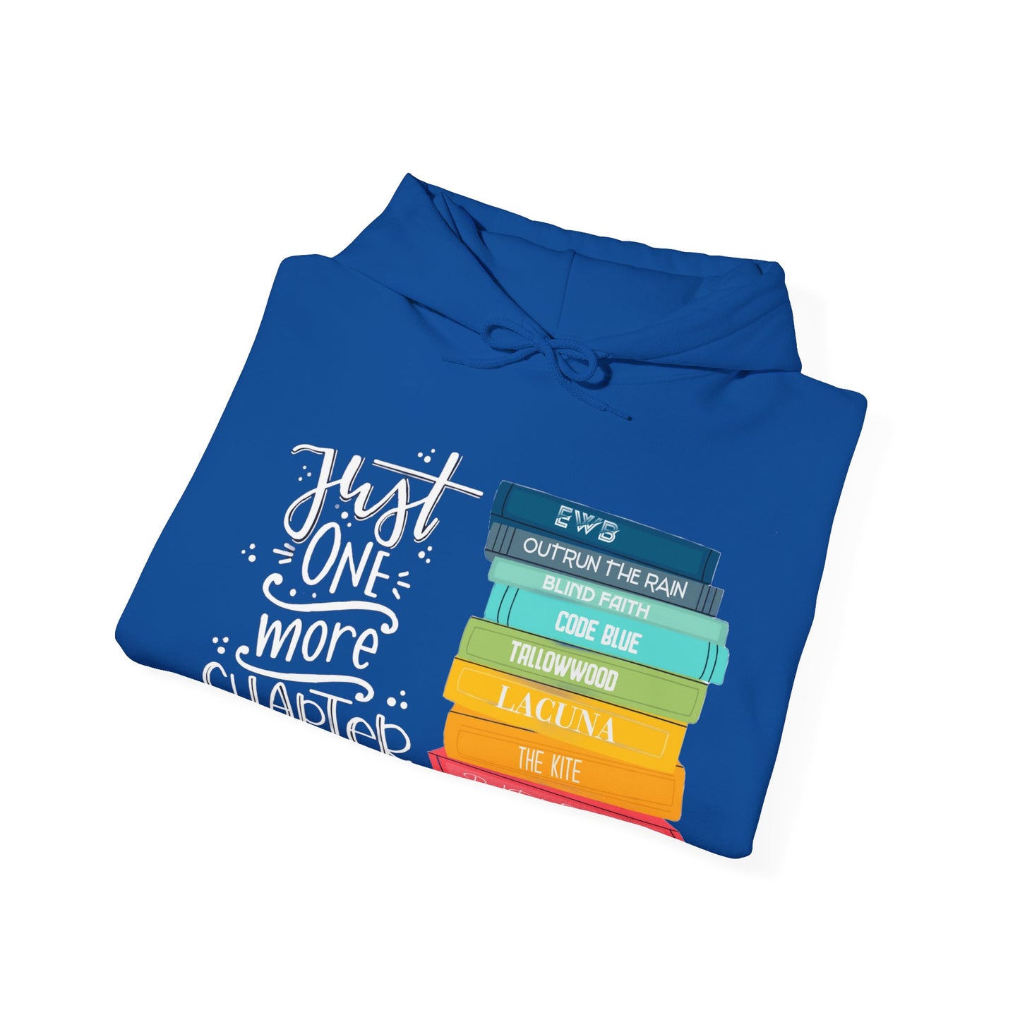 Just One More Chapter - books with titles - Unisex Heavy Blend™ Hooded Sweatshirt